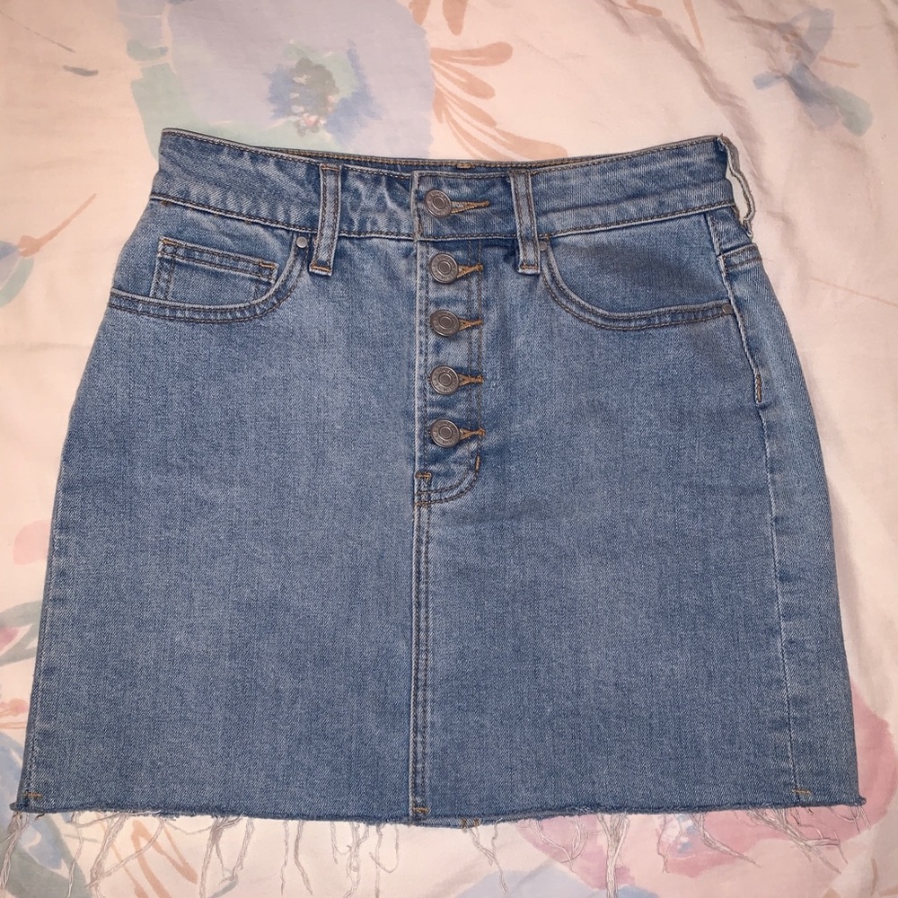 PacSun Jean Mini Skirt